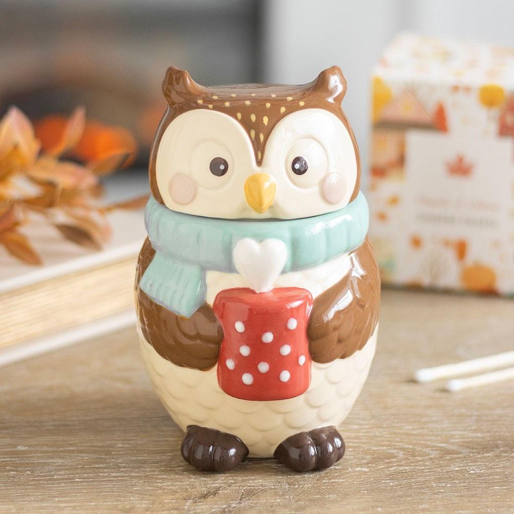 Something Different - Oliver Owl Ölbrenner/Teelichthalter fürs Raumdüfte - Mehrfarben
